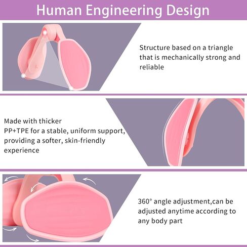 فخذ ماستر الورك مدرب كيجل التمارين ، أجهزة تمرين أرضية الحوض لذراع الساق ، معدات تمرين الفخذ الداخلية Kegel Products for Women Home Gym (Purple) in Kuwait