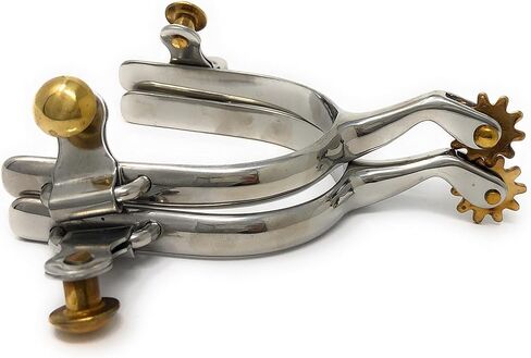 AJ Tack Men's Plain Band Roping Spurs in Saudi Arabia