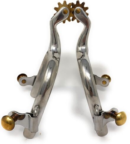 AJ Tack Men's Plain Band Roping Spurs in Saudi Arabia