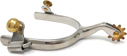 AJ Tack Men's Plain Band Roping Spurs in Saudi Arabia