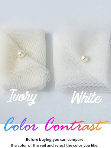 HEREAD Light Up Veils for Women Wedding Short Starfish Fingertip Length Beach Bachelorette Veil with Comb and Cut Edge (Colorful Light) in Kuwait