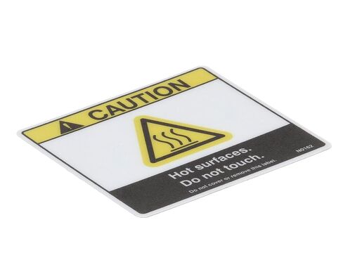 Bki Decal, Caution Hot Surfaces N0162 - Genuine OEM Replacement Part in Kuwait