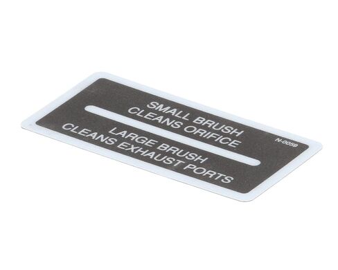 Decal, Small Brush/ N0059 - Genuine OEM Replacement Part in Kuwait