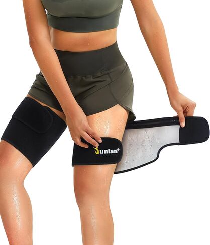 Junlan Sauna Suit Women - Thigh Slimmer Wrap for Gym Workout and Running in Kuwait