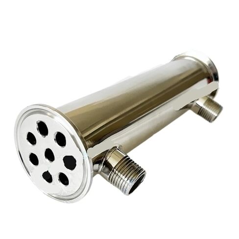 Dephlegmator 2 "51mmOD64mm مكثف ارتداد مع 1/2" ارتفاع خيط الذكور 200 مم داخل 8 أنابيب لعمود التقطير in Kuwait