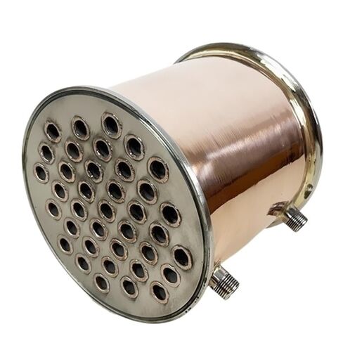 جهاز إزالة البلغم النحاسي 8 بوصة OD217mm مع خيط ذكر 1/2 بوصة، الطول 200 مم، 37 أنبوبًا داخل المعرف 13 مم، مكثف للتقطير in Kuwait