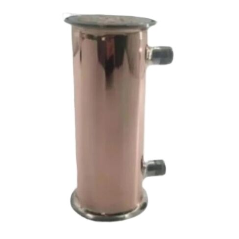 4 "(102 مللي متر) OD119mm L = 300 مللي متر ، مكثف نحاسي ، 6 أنابيب داخل معرف 16 مللي متر ، خيط ذكر التوصيل 1/2" ، جهاز تقطير in Saudi Arabia