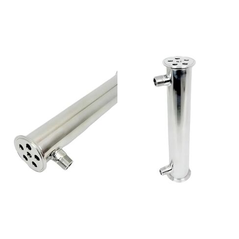 2 بوصة 51 مم (OD64 مم) مزيل البلغم، الارتجاع، مكثف التقطير. الطول 300 مم، مع مداس ذكر 1/2 بوصة، فولاذ 304 in Kuwait