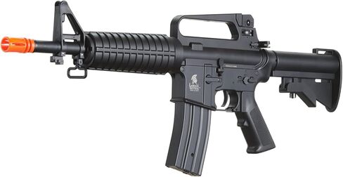 بندقية لانسر التكتيكية Gen I 400 FPS Airsoft M4 Commando M933 AEG مع بطارية وشاحن، 1000 طلقة 0.20 جرام BBS in Kuwait