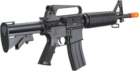 بندقية لانسر التكتيكية Gen I 400 FPS Airsoft M4 Commando M933 AEG مع بطارية وشاحن، 1000 طلقة 0.20 جرام BBS in Kuwait