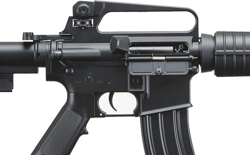 بندقية لانسر التكتيكية Gen I 400 FPS Airsoft M4 Commando M933 AEG مع بطارية وشاحن، 1000 طلقة 0.20 جرام BBS in Kuwait