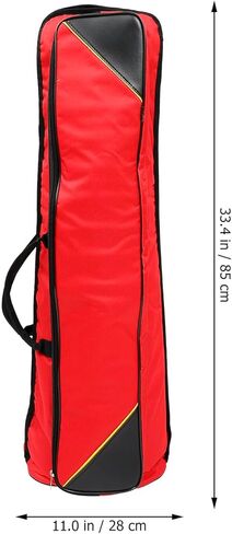 Luxshiny Oxford Cloth Trombone Bag Padded Storage Case with Double Shoulder Straps for Tenor Trombone Protection and Convenient Carrying in Kuwait