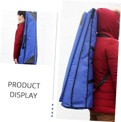 Luxshiny Thickened Oxford Cloth Trombone Storage Bag Lightweight Portable Musical Instrument Case for Beginners with Backpack and Handheld Carry Options Protective and Design in Blue in Kuwait