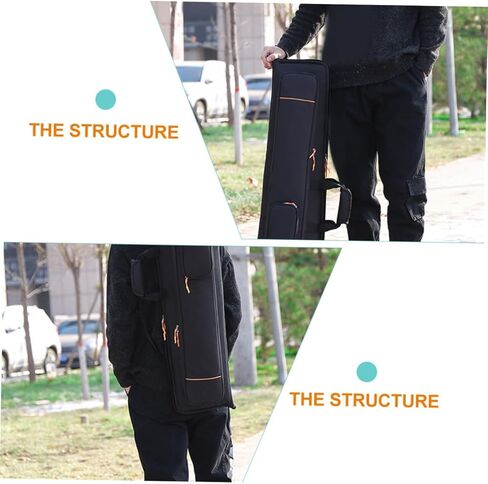 Double Shoulder Trombone Bag with High-density Oxford Cloth Large Capacity Storage for Tenor and Bass Trombone Protection Lightweight and Abrasion-resistant Carrying Case in Saudi Arabia