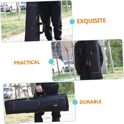 Double Shoulder Trombone Bag with High-density Oxford Cloth Large Capacity Storage for Tenor and Bass Trombone Protection Lightweight and Abrasion-resistant Carrying Case in Saudi Arabia