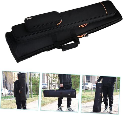 Double Shoulder Trombone Bag with High-density Oxford Cloth Large Capacity Storage for Tenor and Bass Trombone Protection Lightweight and Abrasion-resistant Carrying Case in Saudi Arabia