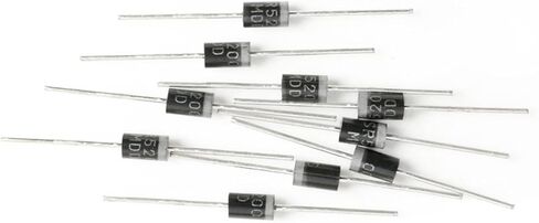 SR540 SR560 SR5100 SR5200 DO-201AD Rectifier Diode Silicon Bridge 40V 60V 100V 200V 5A 10Pcs(SR5100 100V) in Kuwait