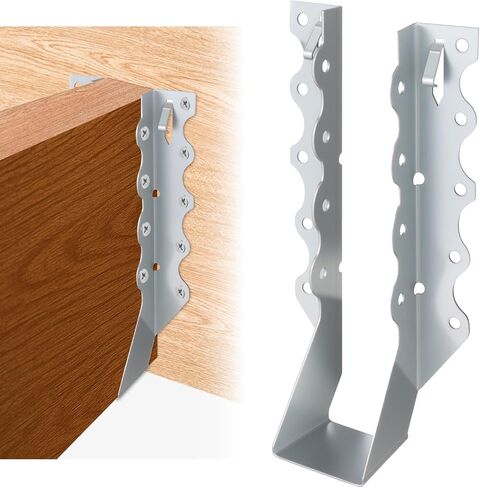 50 Pcs 2x8 Joist Hangers, 20 Gauge Heavy Duty Face Mount Rafter Brackets for Wood, Hurricane Ties for Deck, Floor, Ceiling & Roof Framing in Kuwait