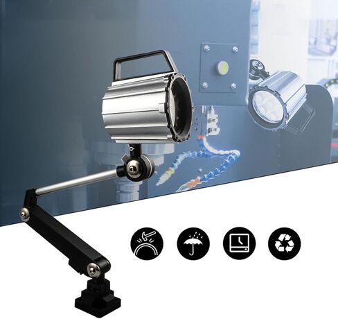 مصباح عمل LED، ذراع طويل قابل للتعديل من سبائك الألومنيوم بقدرة 12 وات 24 فولت مع تصميم تلسكوبي قابل للطي للاستخدام في ورشة العمل in Kuwait