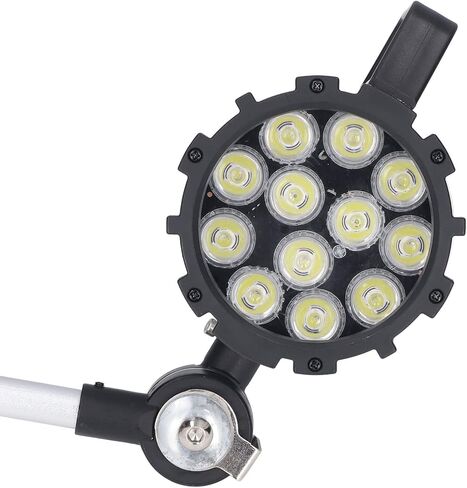مصباح عمل LED، ذراع طويل قابل للتعديل من سبائك الألومنيوم بقدرة 12 وات 24 فولت مع تصميم تلسكوبي قابل للطي للاستخدام في ورشة العمل in Kuwait