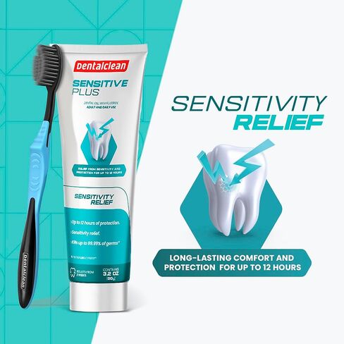 Pack of 4 Toothpaste Gel - Sensitivity Relief - Mild Mint Flavor - Protects Teeth and Reduces Sensitivity - 3.7 oz 104g in Kuwait