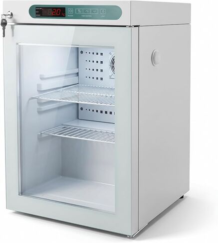 ثلاجة مختبر ، 2-8 ℃ ، 105l/3.7cu.ft ، 110 فولت ، 20 '' ثلاجة طبية واسعة ، ثلاجة صيدلية إضاءة LED ، ترموستات رقمية ، مصممة للصيدلية ، الطب ، تخزين اللقاحات in Kuwait