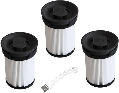 Miele HX1 Vacuum Fine Dust Filter Set with Motor Protection Filters Cleaning Brush,for HX1 Pro HX1 Cat & Dog Models,White,3 Sets in Kuwait