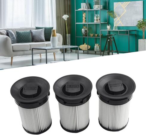 Miele HX1 Vacuum Fine Dust Filter Set with Motor Protection Filters Cleaning Brush,for HX1 Pro HX1 Cat & Dog Models,White,3 Sets in Kuwait