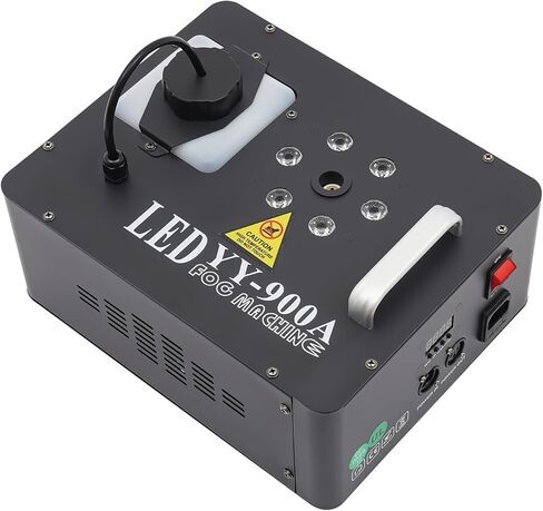 Vertical Fog Machine 900W 6 RGB LED Light Fog Machine 3in1 DMX Wireless Remote Control Party Fog Machine DJ Smoke Machine Up/Down Spray Stage Fogger for Wedding Party Stage Effect Halloween in Saudi Arabia