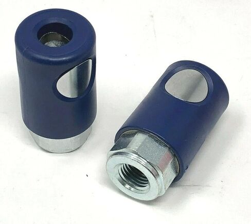 061201 Industrial Style Air Coupler 4 Pack - for Prevost - Push Button - for Air Compressors Blowers Hydraulics, Pneumatics, Pumps Plumbing COUPLER WITH IRP 1/4'' MPT PART: X 4 EACH + 4 EACH 1501 in Kuwait