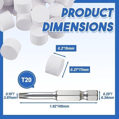 500 Pcs Plugs for PVC Composite Deck Boards Decking Systems Trim Traditional Plugs with T20 Installation Tool for 300 Linear Feet in Kuwait