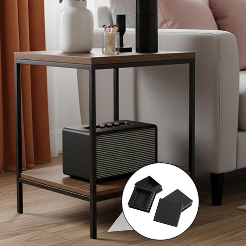 8 Pack 1 3/4 Inch (45mm) Square Plastic Hole Plugs, Black Tubing End Caps Square Chair Leg Caps Plastic Pipe Plugs Insert End Cap for Metal Tubing Post Chair Leg Table Bookshelves Furniture in Kuwait