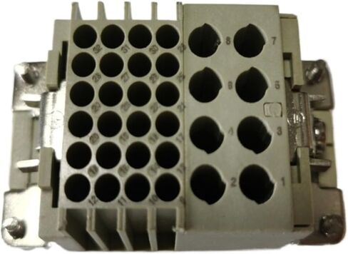 موصل مستطيل للخدمة الشاقة HDC HK-008/24 HK سلسلة 8 دبوس 16A و24 دبوس 10A أنثى التوصيل in Kuwait