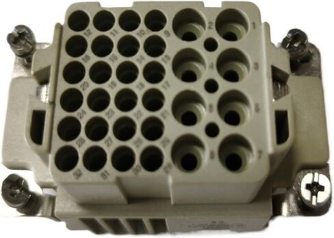 موصل مستطيل للخدمة الشاقة HDC HK-008/24 HK سلسلة 8 دبوس 16A و24 دبوس 10A أنثى التوصيل in Kuwait