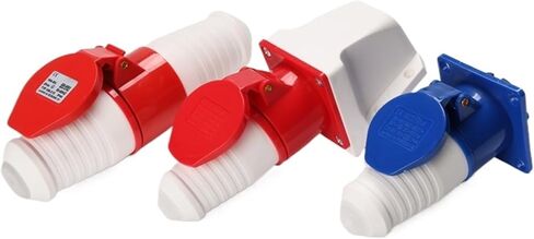 طقم مقابس صناعية وموصل 3P/4P/5Pin 16A/32A(32A,3PIN_COUPLER) in Kuwait