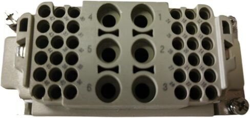 HDC HK-006/36-FC موصل أنثى 36 سنًا 10 أمبير للخدمة الشاقة in Kuwait