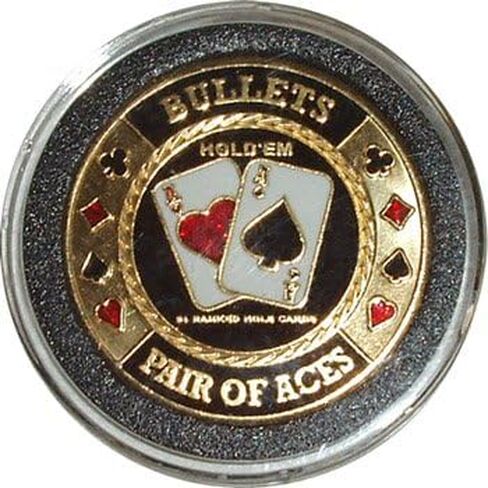 DA VINCI Hand Painted Poker Card Guard Protector - Bullets in Saudi Arabia