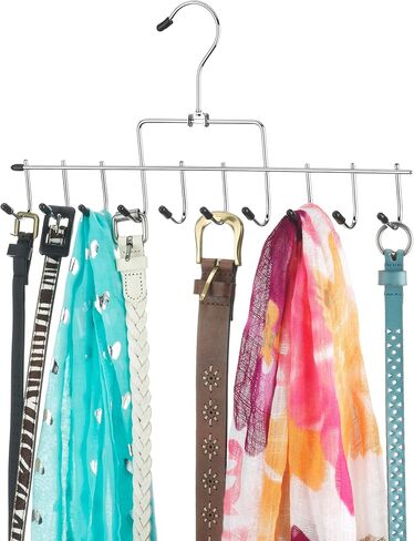 Whitmor 10 Hook Accessory Hanger و Chrome & Black in Saudi Arabia