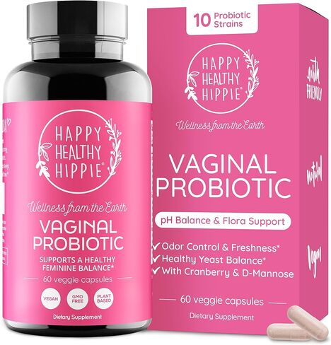 Vaginal Probiotics for Women - ph Balance for Women | Cranberry & D-Mannose | 10 Strains | BV, Yeast, Flora & Odor Control | Female Urinary Tract, Gut & Digestive Health Support Pills, 60 Ct in Kuwait