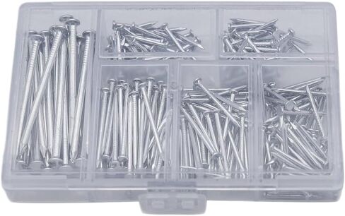 5 Size Hardware Nails Assortment Kit, Hanging Nails 280 Pcs in Saudi Arabia