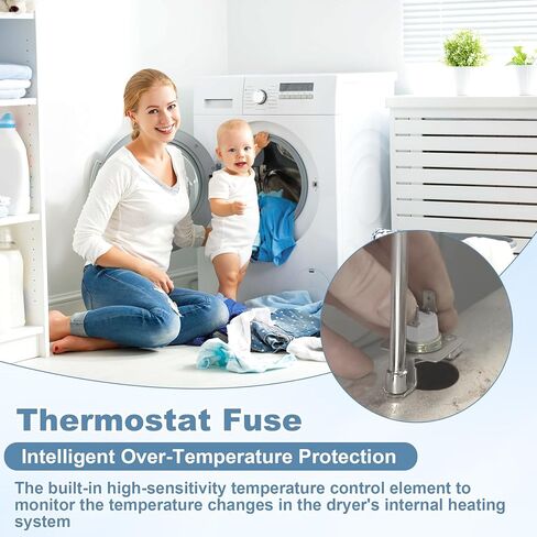 CS-7 D511412 DRYER THERMAL FUSE استبدال D518542 ، 511412 ، AP3158820 ، D518649 (1 حزمة) in Saudi Arabia