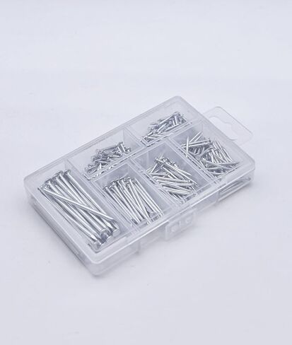 5 Size Hardware Nails Assortment Kit, Hanging Nails 280 Pcs in Saudi Arabia