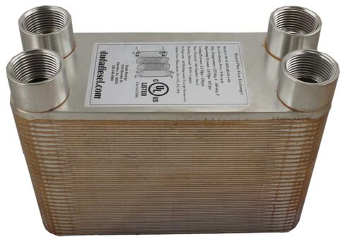 Duda Energy HX1660: F100 B3-16A 60 لوحة مبادل حراري، 1 بوصة أنثى NPT in Saudi Arabia