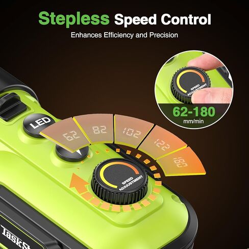 Electric Caulking Gun 20V, Cordless Caulking Gun with 2 x 2.0Ah Batteries, LED Light, Variable Speed, 10 OZ-10.1 OZ Battery Sealant Gun Tool for Filling, Sealing in Kuwait