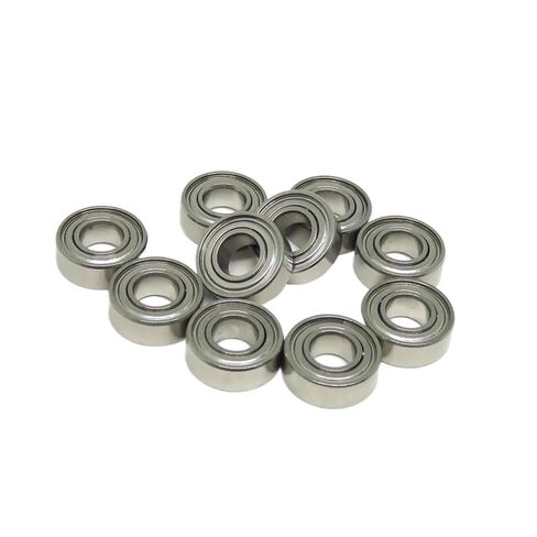 10 قطعة SMR115 ZZ 5x11x4 ملليمتر 440C محامل الفولاذ المقاوم للصدأ MR115 Z SMR115Z 5*11 4 rc سيارة وبكرة مصغرة الكرة in Saudi Arabia