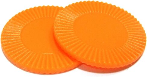 Orange Mini Poker Chip 7/8in Tube of 50ea in Saudi Arabia