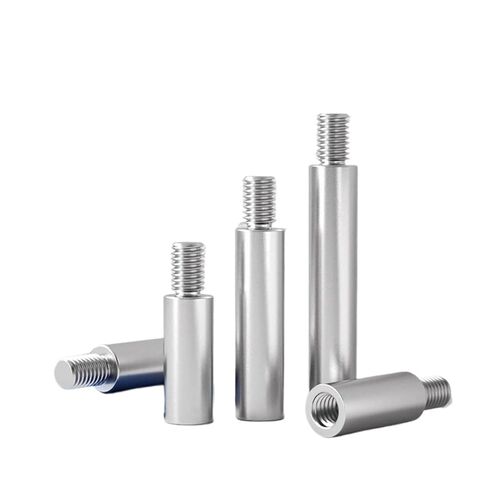 Male to Female Round Standoff Stud M3 M4 304 Stainless Steel Threaded Pillar L+4/6/8mm Round Spacing Screw PCB Standoff Spacer Single Head Column(25mm,M3 Thread 6mm-20pcs) in Saudi Arabia