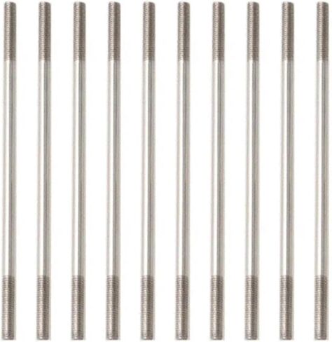 MIUYTRN 10PCS M3 M4 Threaded Tie Push Rod Stainless Steel Screw Servo Linkage Connect Fastener Bars Link Pushrod Car Boat cuicui(M3x60mm) in Kuwait