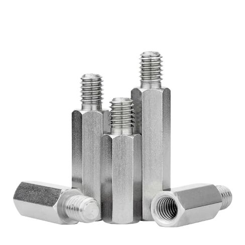 Male to Female Round Standoff Stud 5Pcs/Lots M2~M10 304 Stainless Steel Standoff Male Female Hex Board Spacing Screw Column Pillars Spacers Bolt PCB Support(100mm,M4 (Head 6mm)) in Saudi Arabia
