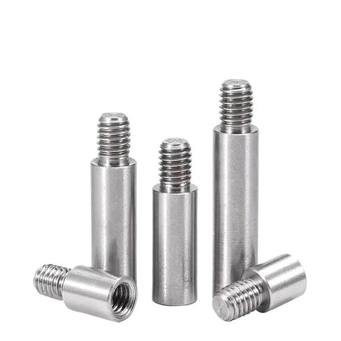 Male to Female Round Standoff Stud M3 304 Stainless Steel Threaded Pillar *L+4/6/8mm Round Spacing Screw PCB Standoff Spacer Single Head Column(6mm(10Pcs),M3 (Thread 4mm)) in Saudi Arabia